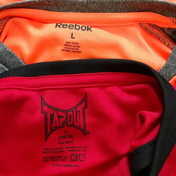 Reebok and Tapout New Top Bundle Boys L (14/16) - Picture 10 of 12